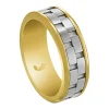 Bague homme Jourdan cier bicolore Oahu