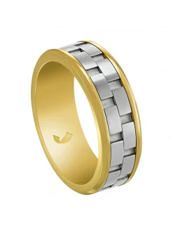 Bague homme Jourdan cier bicolore Oahu