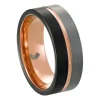 Bague homme Jourdan Echo tungstène tricolore