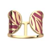Bague Les Cadettes Croisette laquée rouge