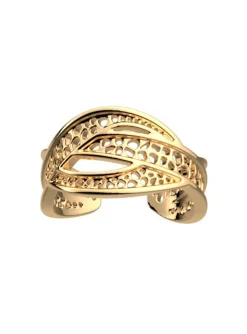 Bague Les Cadettes Dentelle Orientale dorée