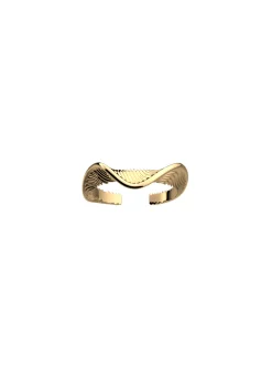 Bague Les Cadettes Groovy dorée