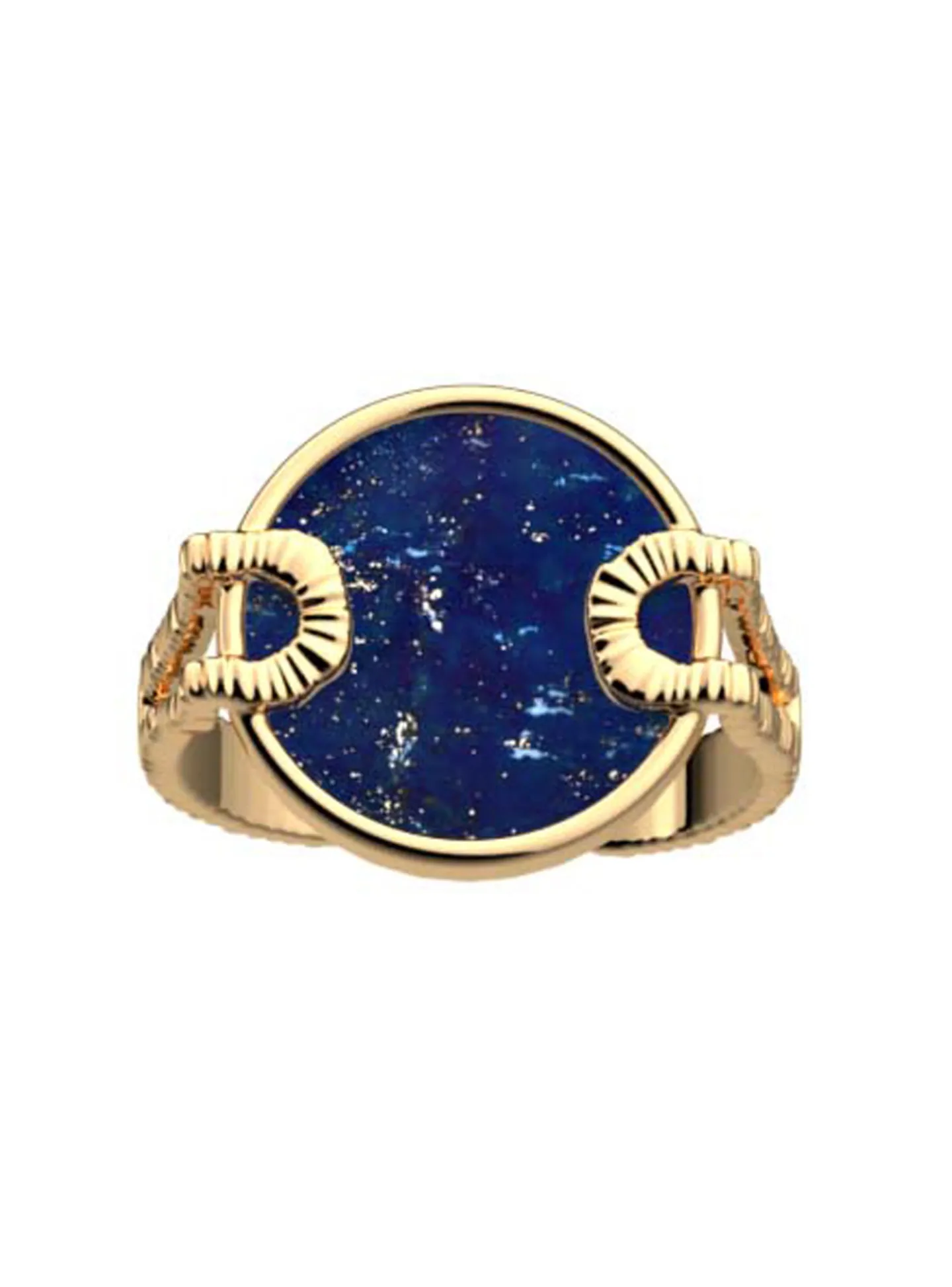 Bague Les Cadettes Nomade dorée lapis lazuli