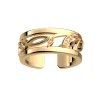 Bague Les Georgettes Arbre de vie dorée 8mm Collection Les Précieuses
