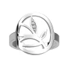 Bague Les Georgettes Arbre De Vie Ronde 16 mm_x005f_x000D_Finition argentée