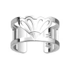 Bague Les Georgettes Bleuet argentée 12mm