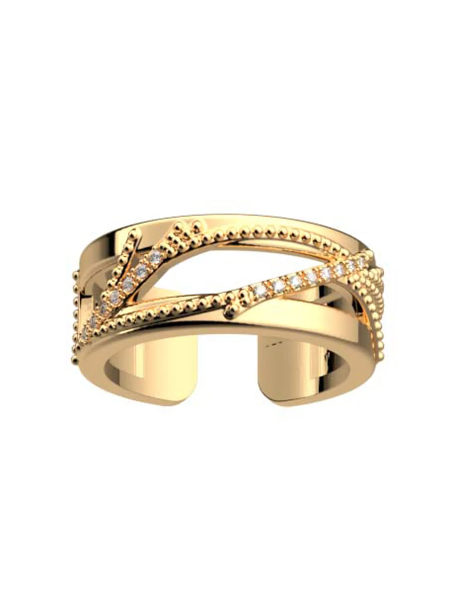 Bague Les Georgettes Les Précieuses Rose des sables_x005f_x000D_dorée 8 mm