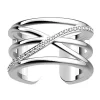 Bague Les Georgettes Louxor argentée 12mm_x005f_x000D_Collection Les Précieuses