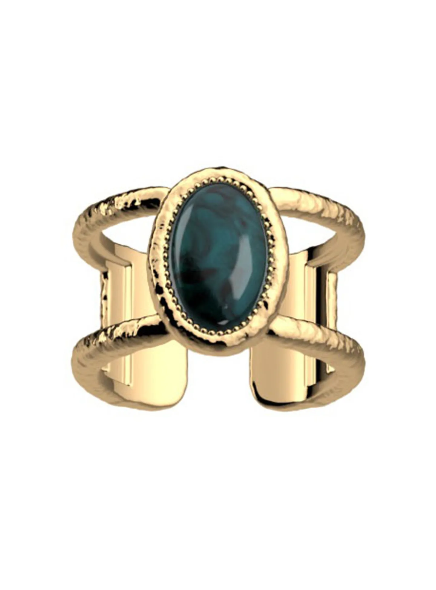 Bague Les Georgettes Mirage apatite bleue 12 mm