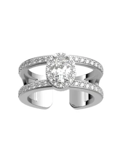 Bague Les Georgettes Nuit argentée 8mm_x005f_x000D_Collection Les Précieuses