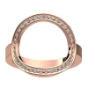 Bague Les Georgettes Pure dorée rose 16mm_x005f_x000D_collection Les Précieuses