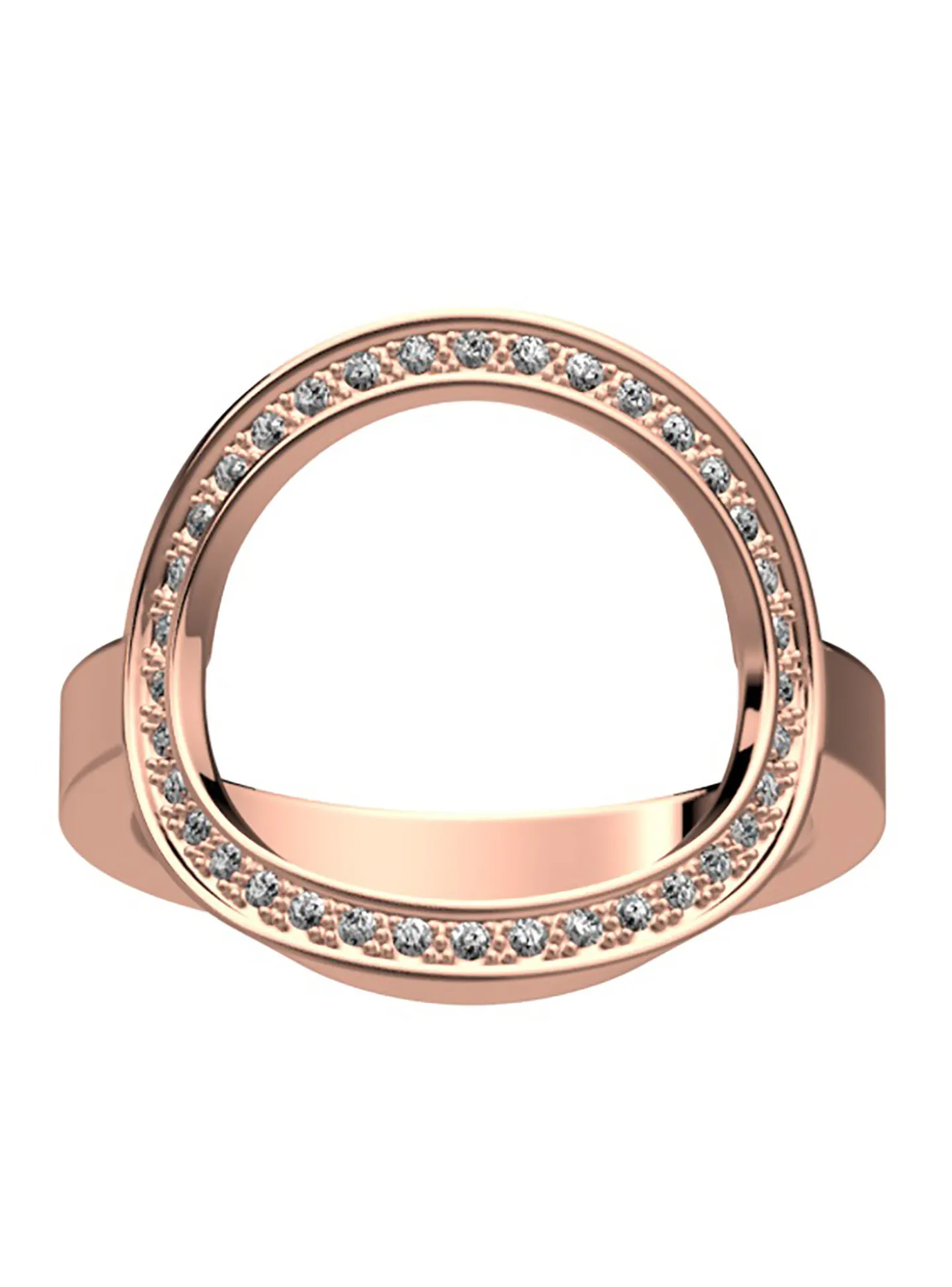 Bague Les Georgettes Pure dorée rose 16mm_x005f_x000D_collection Les Précieuses