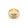 Bague Orus bijoux argent doré motif fils entremêlés_x005f_x000D_collection spiral