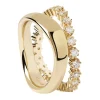 Bague PdPaola Motion Gold en argent doré - taille 52