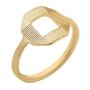 Bague Saunier Cisèle plaqué or
