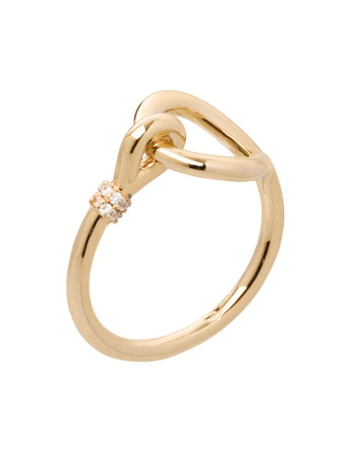 Bague Saunier Marine dorée