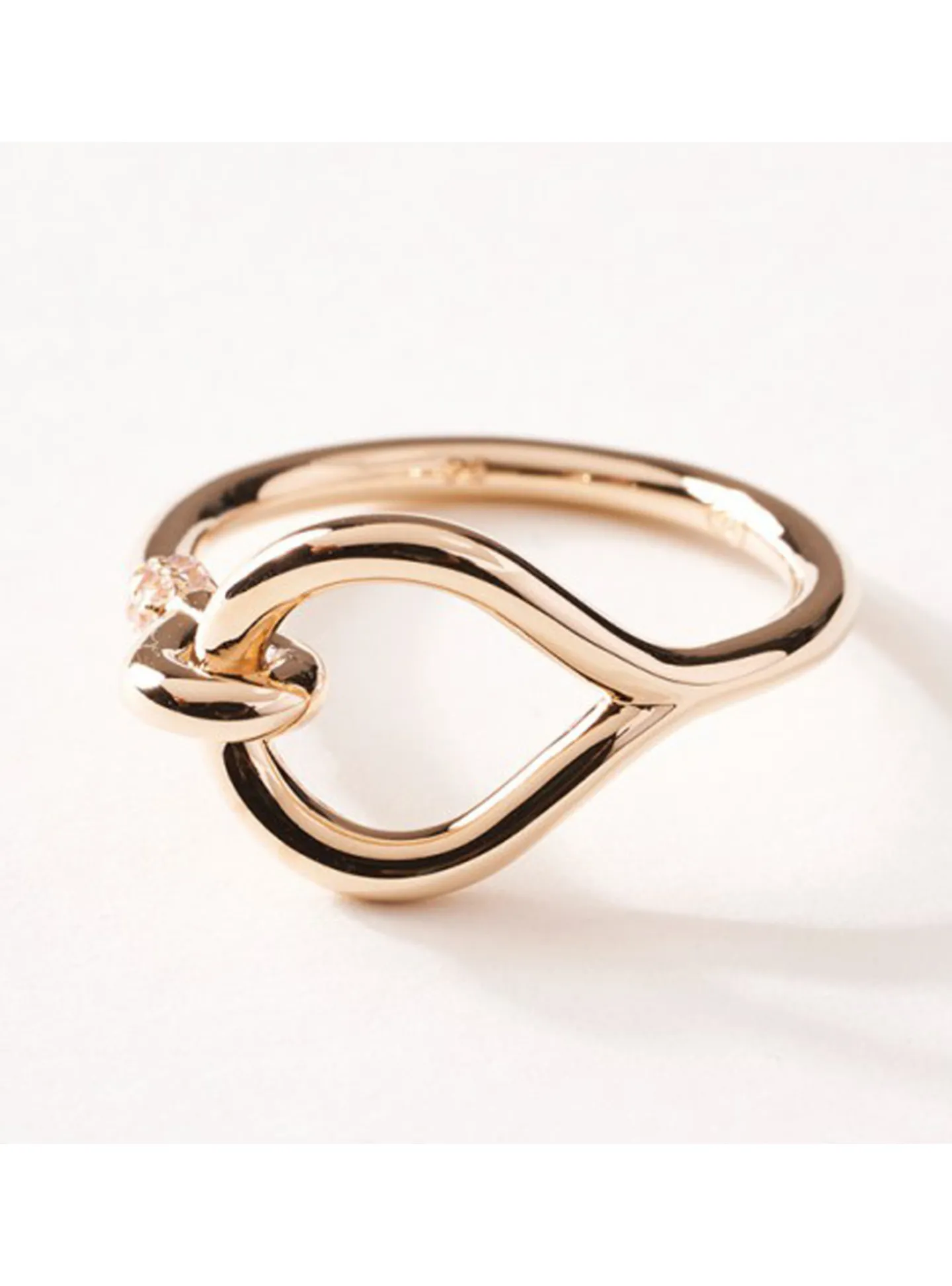 Bague Saunier Marine dorée