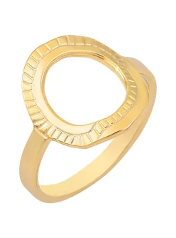 Bague Saunier plaqué or Aubier