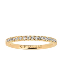 Bague Sif Jakobs ELLERA argent plaqué or_x005f_x000D_T54