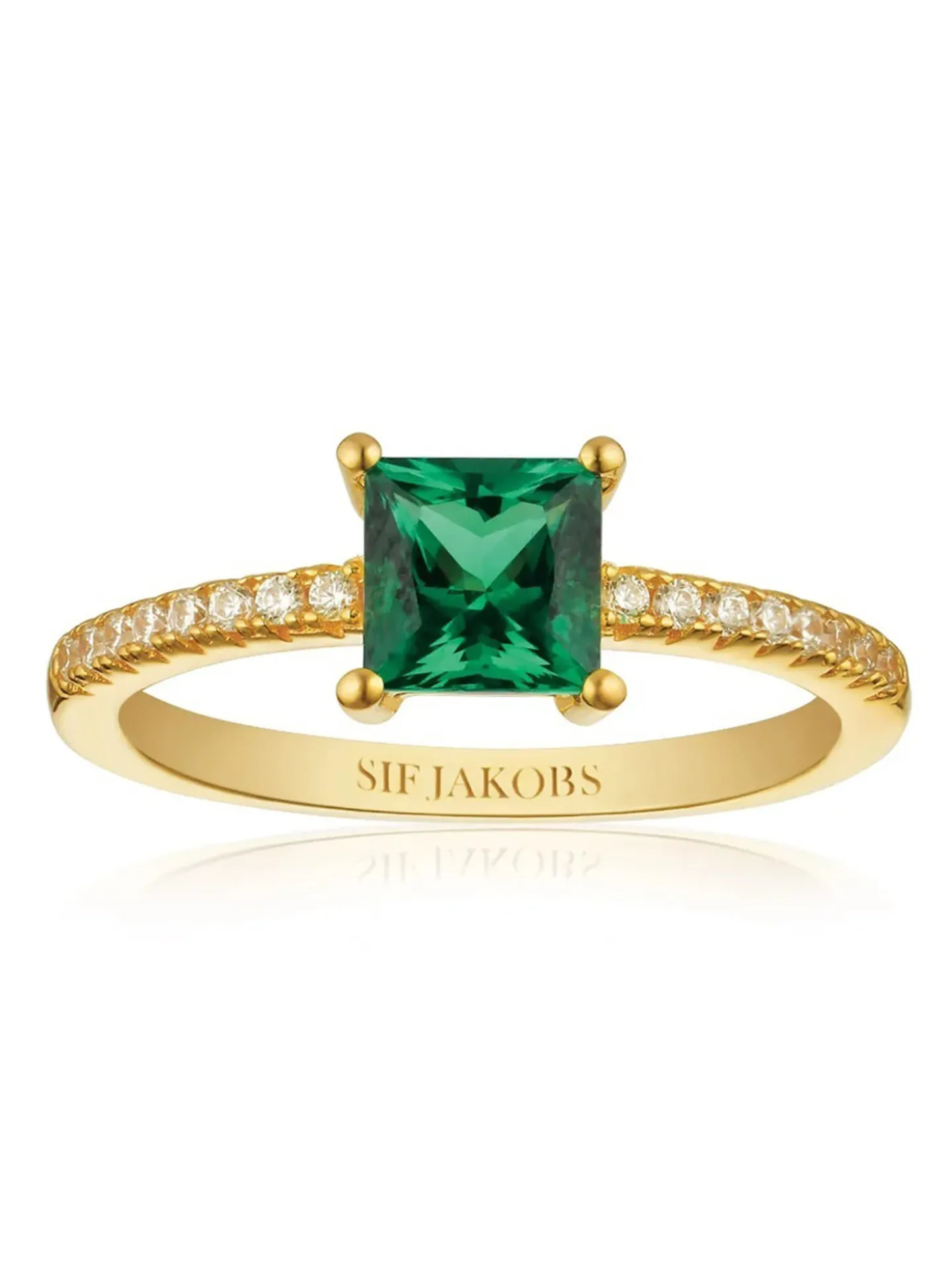 Bague Sif Jakobs Ellera verte