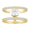 Bague Sif Jakobs Ellisse Carezza grand modèle