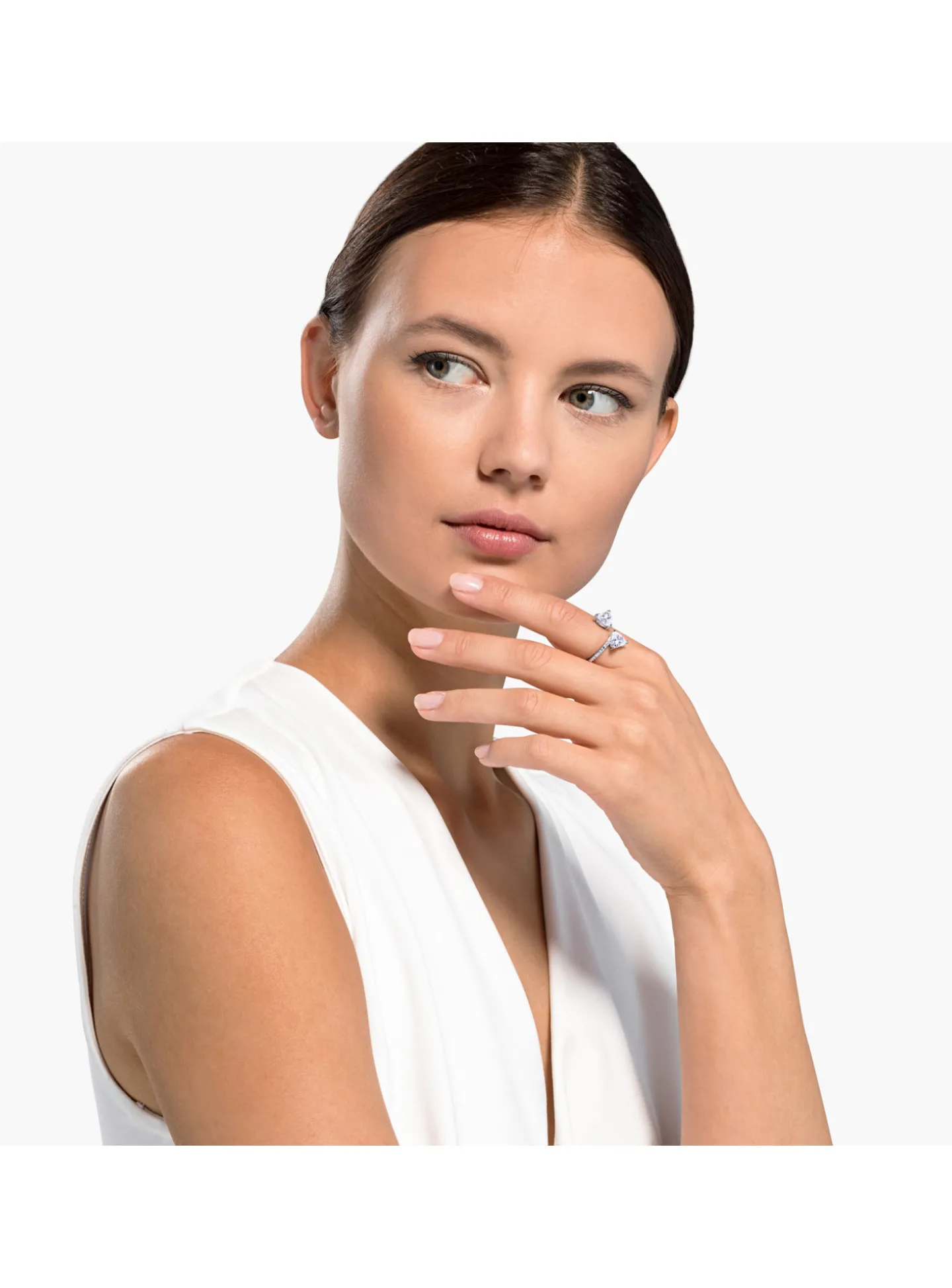 Bague Swarovski Attract Heart 55