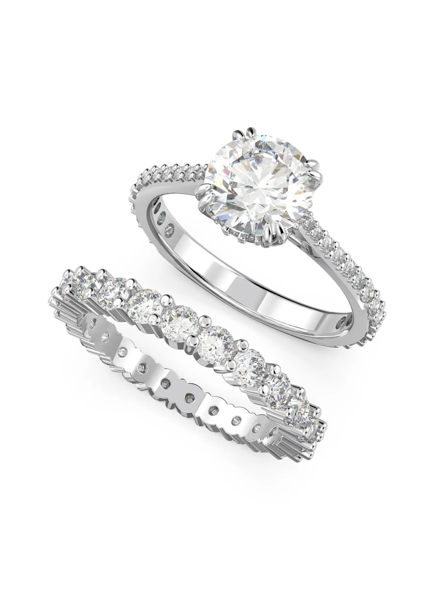 Bague Swarovski constella parure_x005f_x000D_T 52