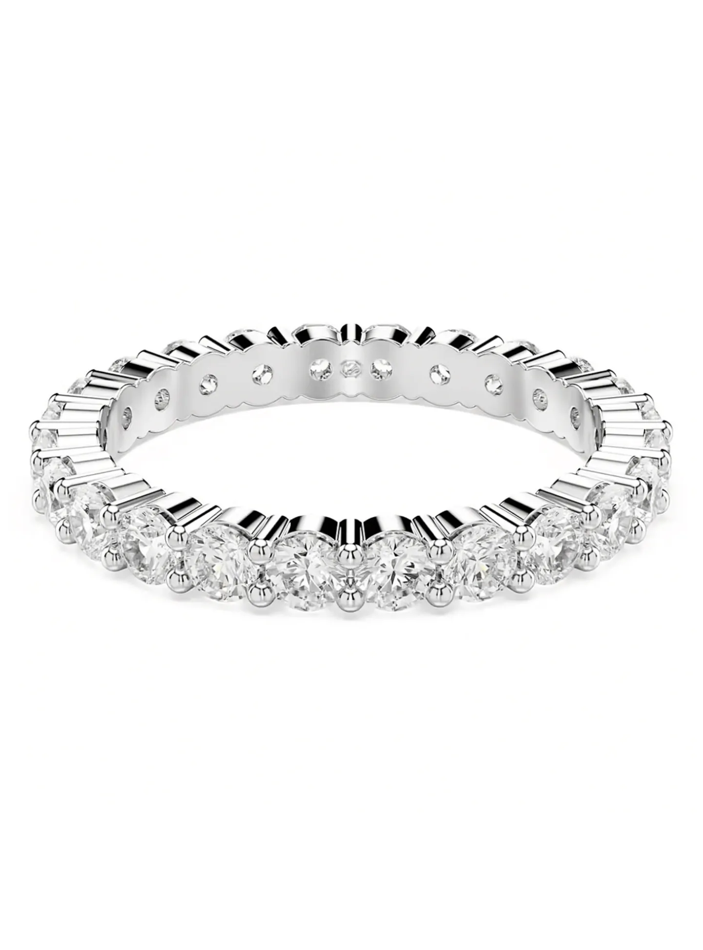 Bague Swarovski Matrix argenté_x005f_x000D_T52