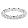 Bague Swarovski Matrix argentée 55