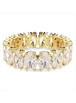 Bague Swarovski Matrix dorée taille ovale 55