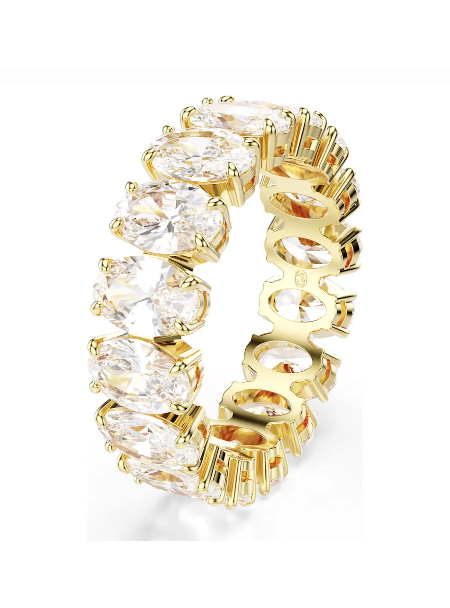 Bague Swarovski Matrix dorée taille ovale 55