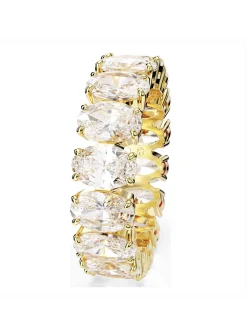 Bague Swarovski Matrix dorée taille ovale 58