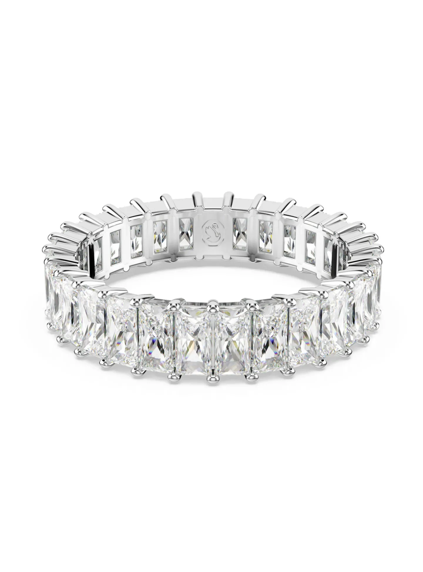 Bague Swarovski Matrix taille baguette 60