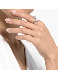 Bague Swarovski Mesmera argenté coeurs_x005f_x000D_T55