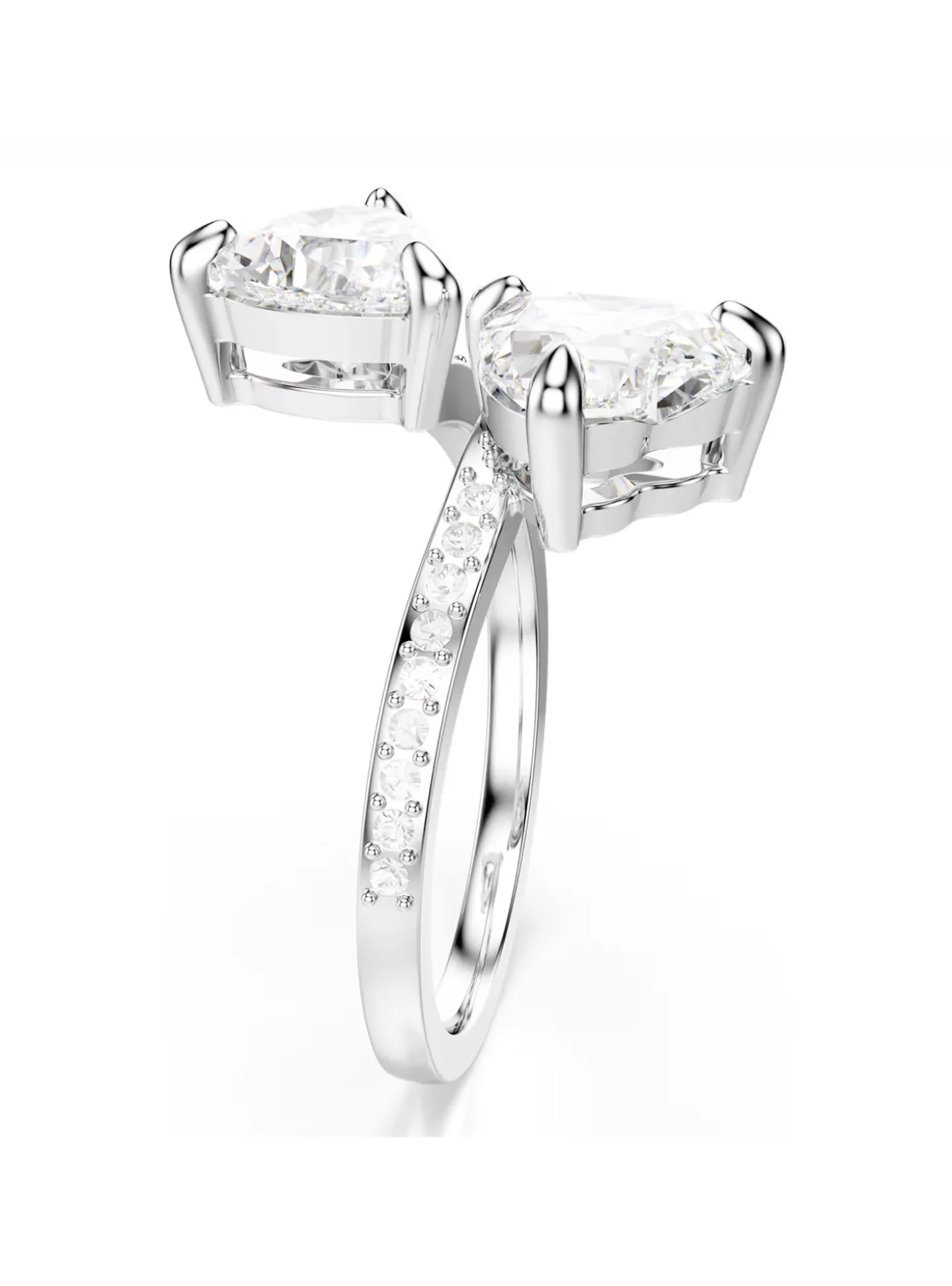 Bague Swarovski Mesmera argenté coeurT58