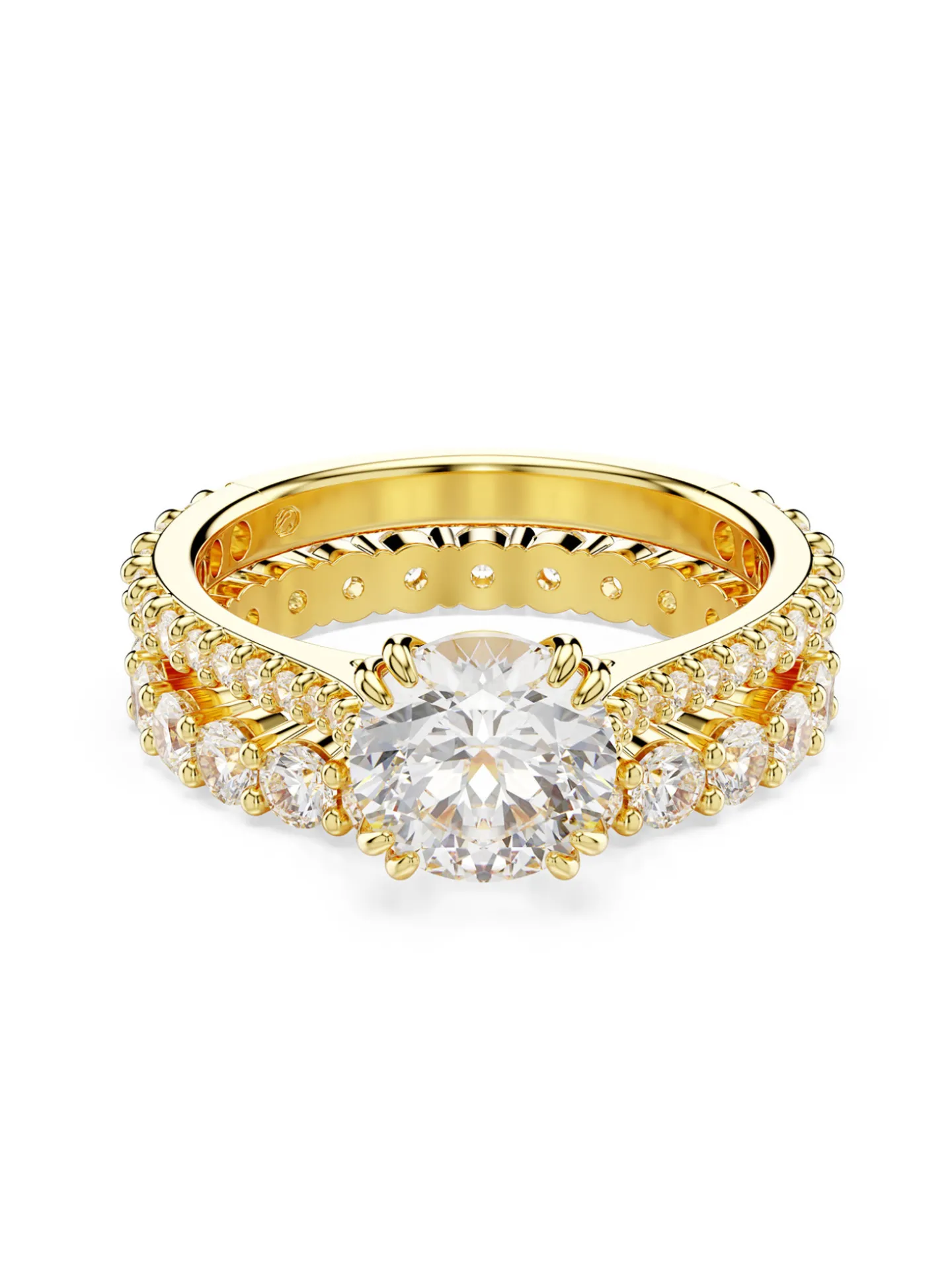 Bague Swarovski Stilla parure doré_x005f_x000D_T55