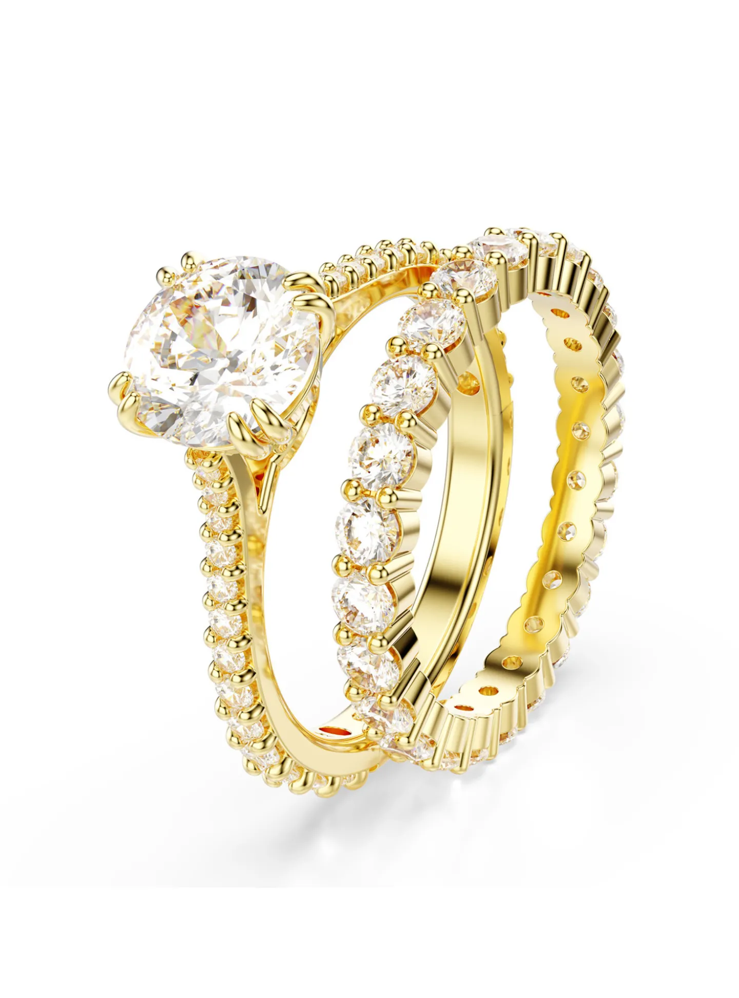 Bague Swarovski Stilla parure doré_x005f_x000D_T55
