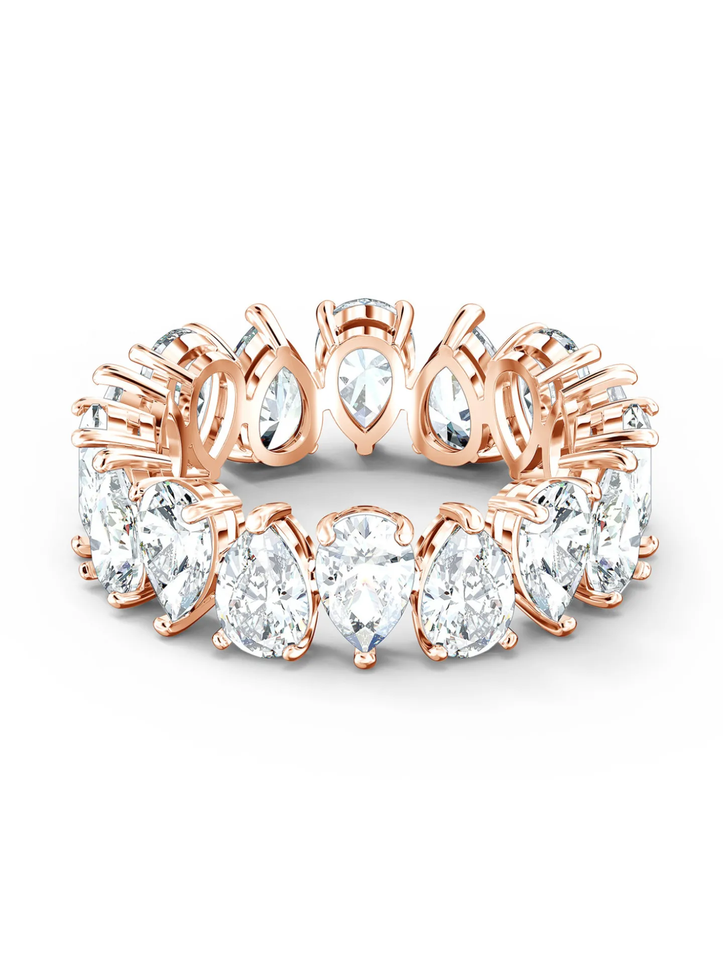 Bague Swarovski Vittore rosée Taille 55