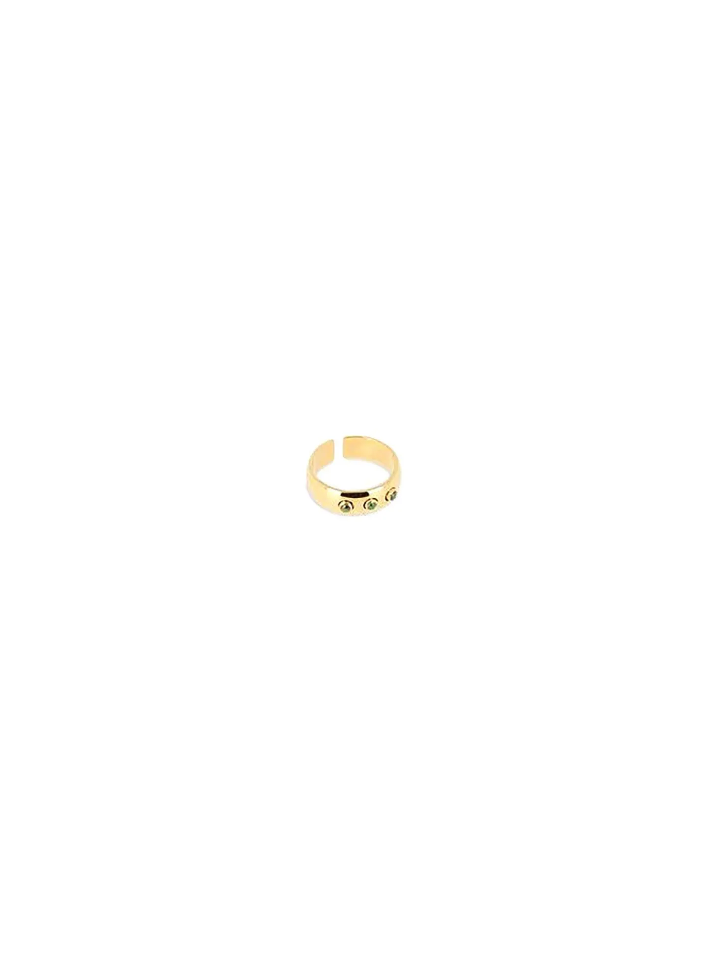 Bague Zag Bijoux Jacinthe oxyde vert M