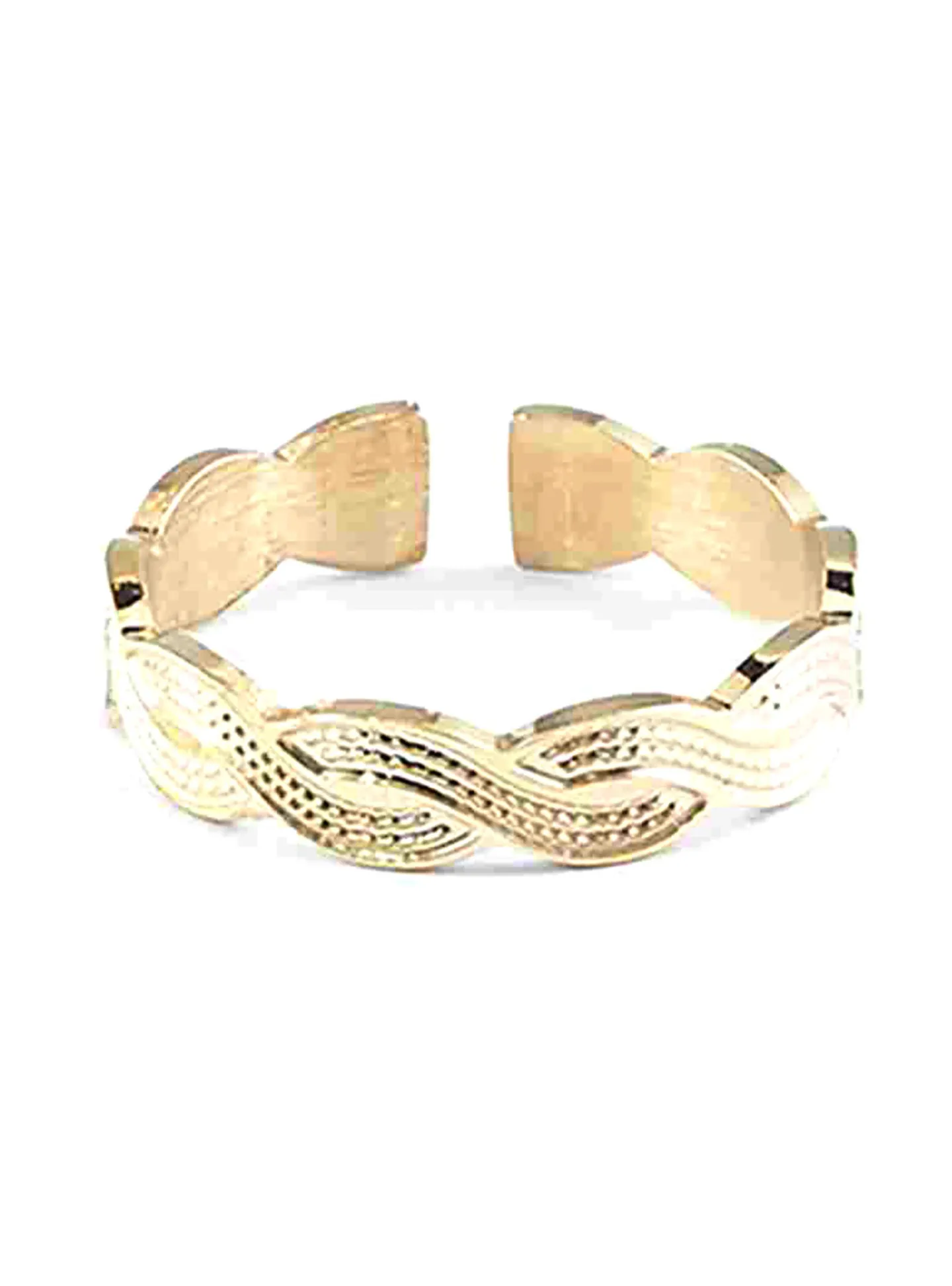 Bague Zag Bijoux Kheops acier doré