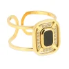Bague Zag Bijoux Large onyx