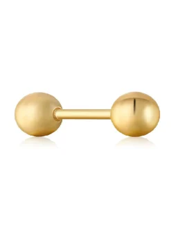 Boucle d'oreille individuelle Ania Haie Sphere doré_x005f_x000D_3mm
