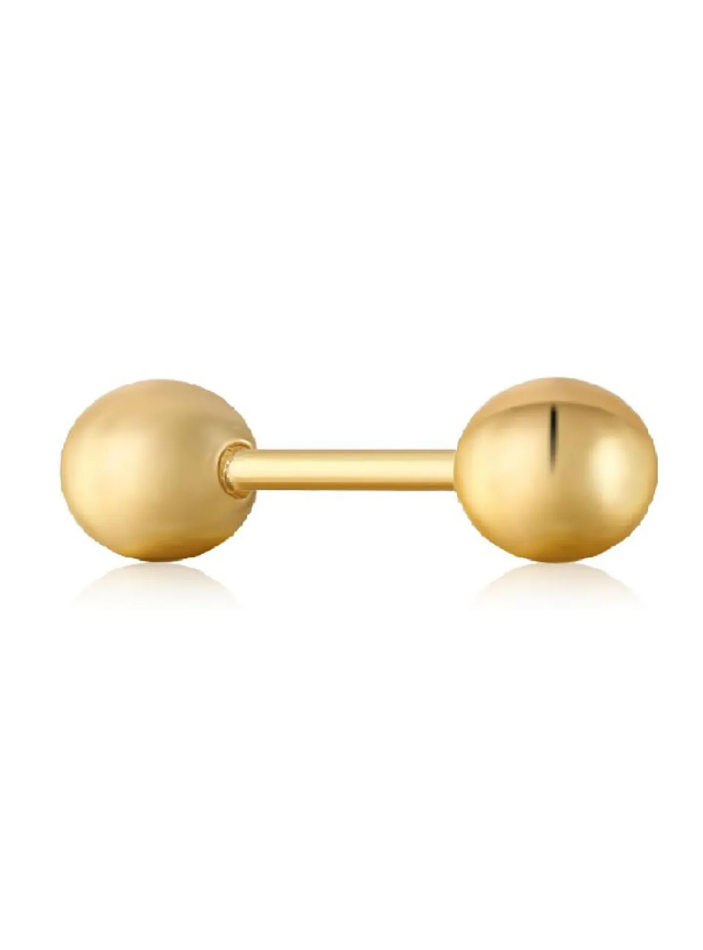 Boucle d'oreille individuelle Ania Haie Sphere doré_x005f_x000D_3mm