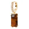 Boucle d'oreille individuelle PdPaola Kaori Oeil de_x005f_x000D_Tigre