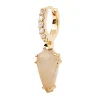 Boucle d'oreille individuelle PdPaola Naoki Quartz_x005f_x000D_rutilé