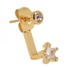 Boucle d'oreille individuelle Zag Bijoux Etoile_x005f_x000D_acier doré oxyde