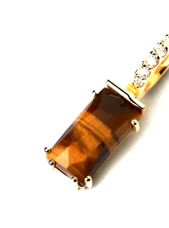 Boucle d'oreille individuelle PdPaola Kaori Oeil de_x005f_x000D_Tigre