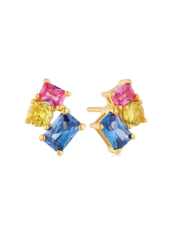 Boucles d'oreille SIF JAKOBS IVREA TRE_x005f_x000D_Oxydes de zirconium multicolore