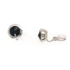Boucles d'oreilles à clips Brillaxis cristal noir