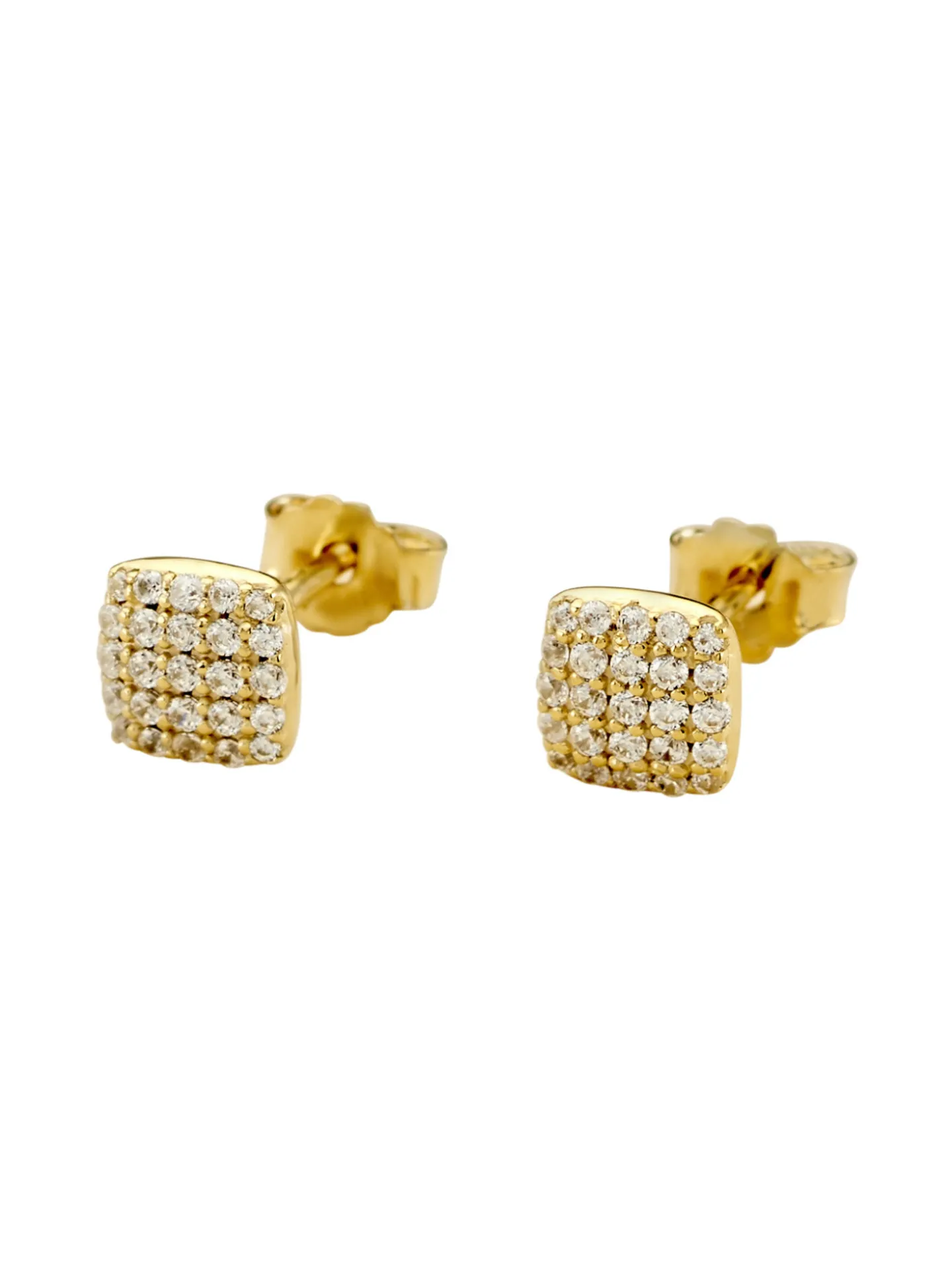 Boucles d'oreilles Agatha Gloria argent doré